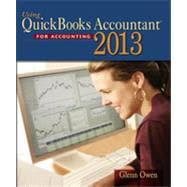 Using Quickbooks Accountant 2013 (with CD-ROM and Data File CD-ROM), 12th 9781285089454