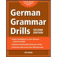German Grammar Drills 9780071789455