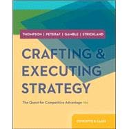 Crafting & Executing Strategy: The Quest for Competitive Advantage: Concepts and Cases 9780078029509