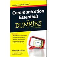 Communication Essentials for Dummies 9780730319511