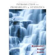 Introduction to Probability and Statistics 9780495389538