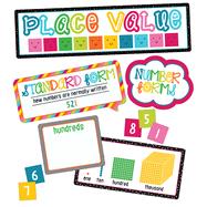School Pop Place Value Mini Bulletin Board Set 9781483829579