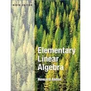 Elementary Linear Algebra, 9th Edition 9780471669609