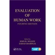 Evaluation of Human Work, Fourth Edition 9781466559615
