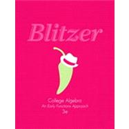 College Algebra An Early Functions Approach 9780321729644