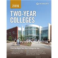 Peterson's Two-Year Colleges 2016 9780768939651