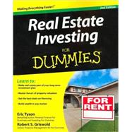 Real Estate Investing For Dummies 9780470289662
