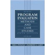 Program Evaluation: Methods and Case Studies 9780130409669