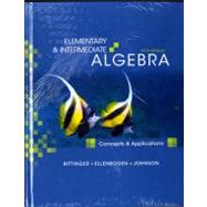 Elementary and Intermediate Algebra : Concepts and Applications Plus MyMathLab Student Access Kit 9780321609670