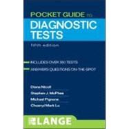 Pocket Guide to Diagnostic Tests, Fifth Edition 9780071489683