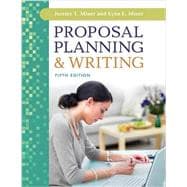 Proposal Planning & Writing 9781440829697
