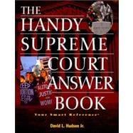 The Handy Supreme Court Answer Book 9780681729704