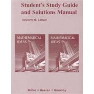 S Study Gd&Sols Mnl Mathematical Ideas 9780321369710