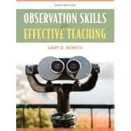 Observation Skills for Effective Teaching 9780137039722