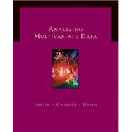 Analyzing Multivariate Data (with CD-ROM)