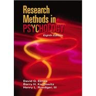 Research Methods In Psychology 9780534609764
