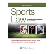 Sports Law Governance and Regulation 9781454869788