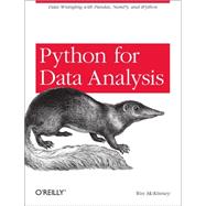 Python for Data Analysis 9781449319793