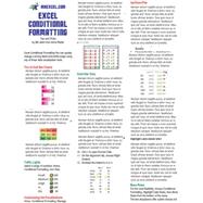 Excel Conditional Formatting Tip Card 9781615479795
