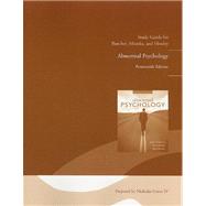 Study Guide for Abnormal Psychology 9780205649860