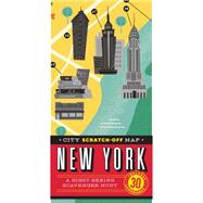 City Scratch-off Map New York: A Sight-Seeing Scavenger Hunt 9781452139869