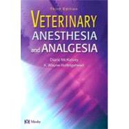 Veterinary Anesthesia and Analgesia 9780323019880