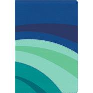 RVR 1960 Biblia de Estudio Arco Iris, azul eléctrico/celeste/turquesa, símil piel 9781586409883