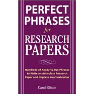 McGraw-Hill's Concise Guide to Writing Research Papers 9780071629898