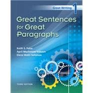 Great Writing 1: Great Sentences for Great Paragraphs 9781424049899