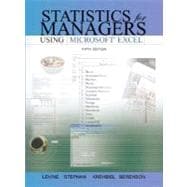 Statistics for Managers Using Excel and Student CD Package 9780136149903