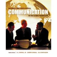 Business and Professional Communication in the Global Workplace, 3rd Edition 9781133379904