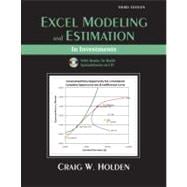 Excel Modeling and Estimation in Investments 9780132079907