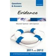 Q & A Evidence 2011 and 2012 9780199599912