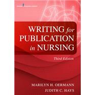 Writing for Publication in Nursing 9780826119919