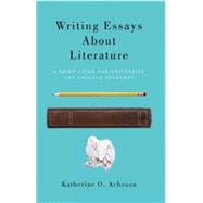 Writing Essays About Literature 9781551119922