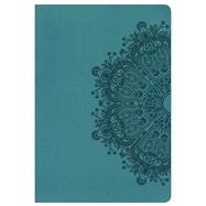 NKJV Giant Print Reference Bible, Teal LeatherTouch, Indexed 9780805489927