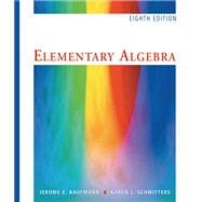 Elementary Algebra 9780495109945