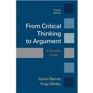 From Critical Thinking to Argument 9781457649950