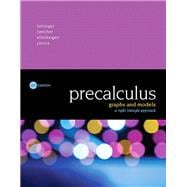 Precalculus Graphs and Models, A Right Triangle Approach Plus MyMathLab with Pearson eText -- Access Card Package 9780134379951