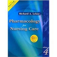 Pharmacology for Nursing Care 9780721689975