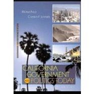 California Government and Politics Today 9780321079985