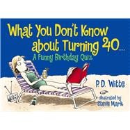 What You Don't Know About Turning 40 A Funny Birthday Quiz