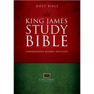 King James Study Bible, Second Edition, Bonded Leather, black--indexed