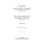 Eine Gerichtsreform des Kaisers Claudius BGU 611