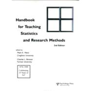 Handbook for Teaching Statistics and Research Methods