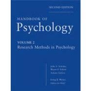 Handbook of Psychology, Research Methods in Psychology