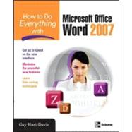 How to Do Everything with Microsoft Office Word 2007