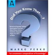 Did You Know That