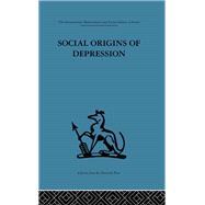 Social Origins of Depression: A study of psychiatric disorder in women