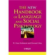 The New Handbook of Language and Social Psychology